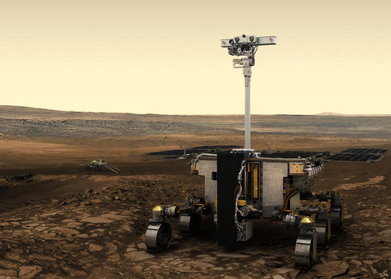 Автоматический марсоход с комплексом научной аппаратуры «Пастер» (c) ESA/ATG medialab